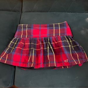Vintage Hollister plaid low rise mini skirt